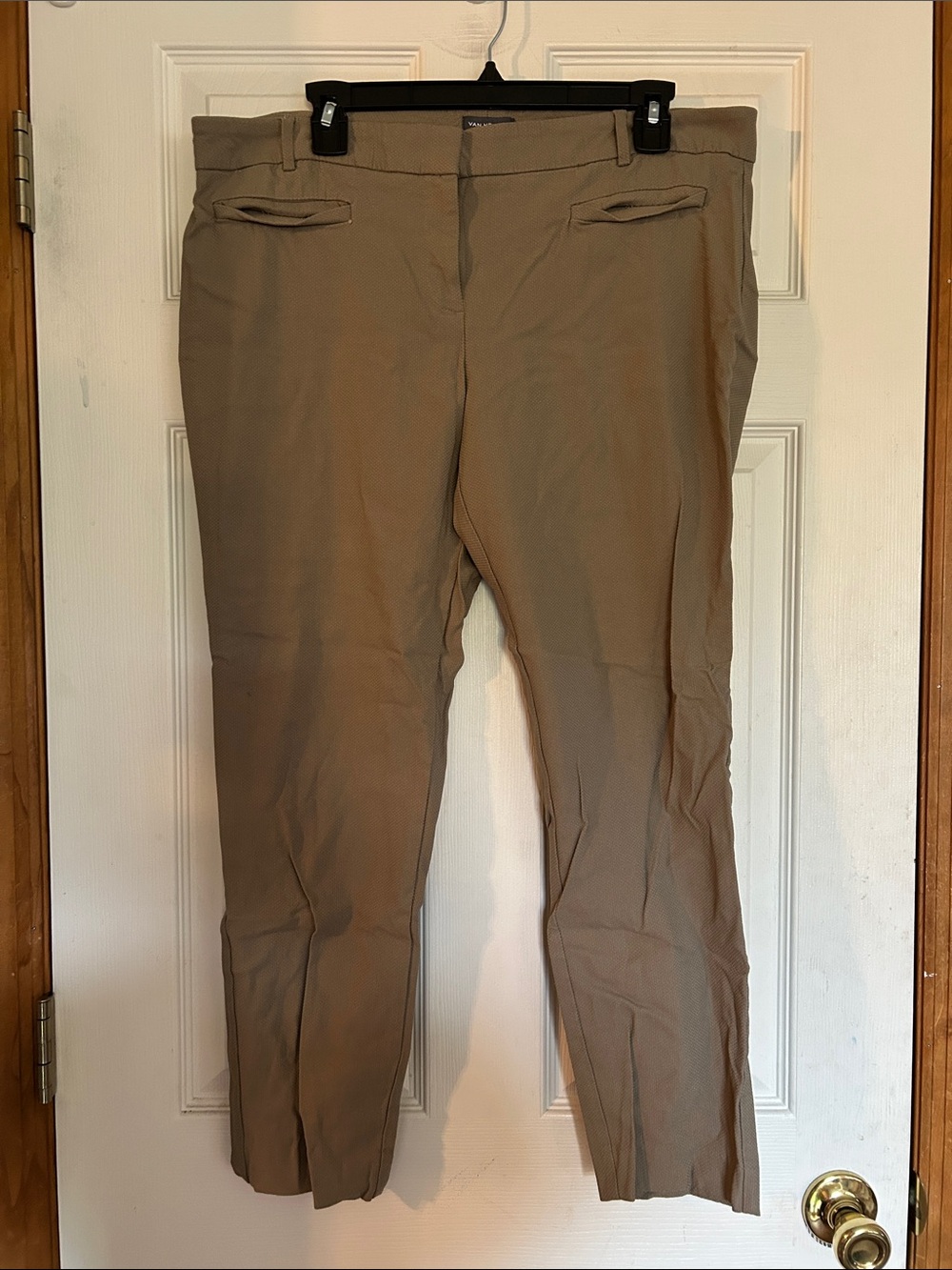Van Heusen Khaki Straight-Leg Dress Pants